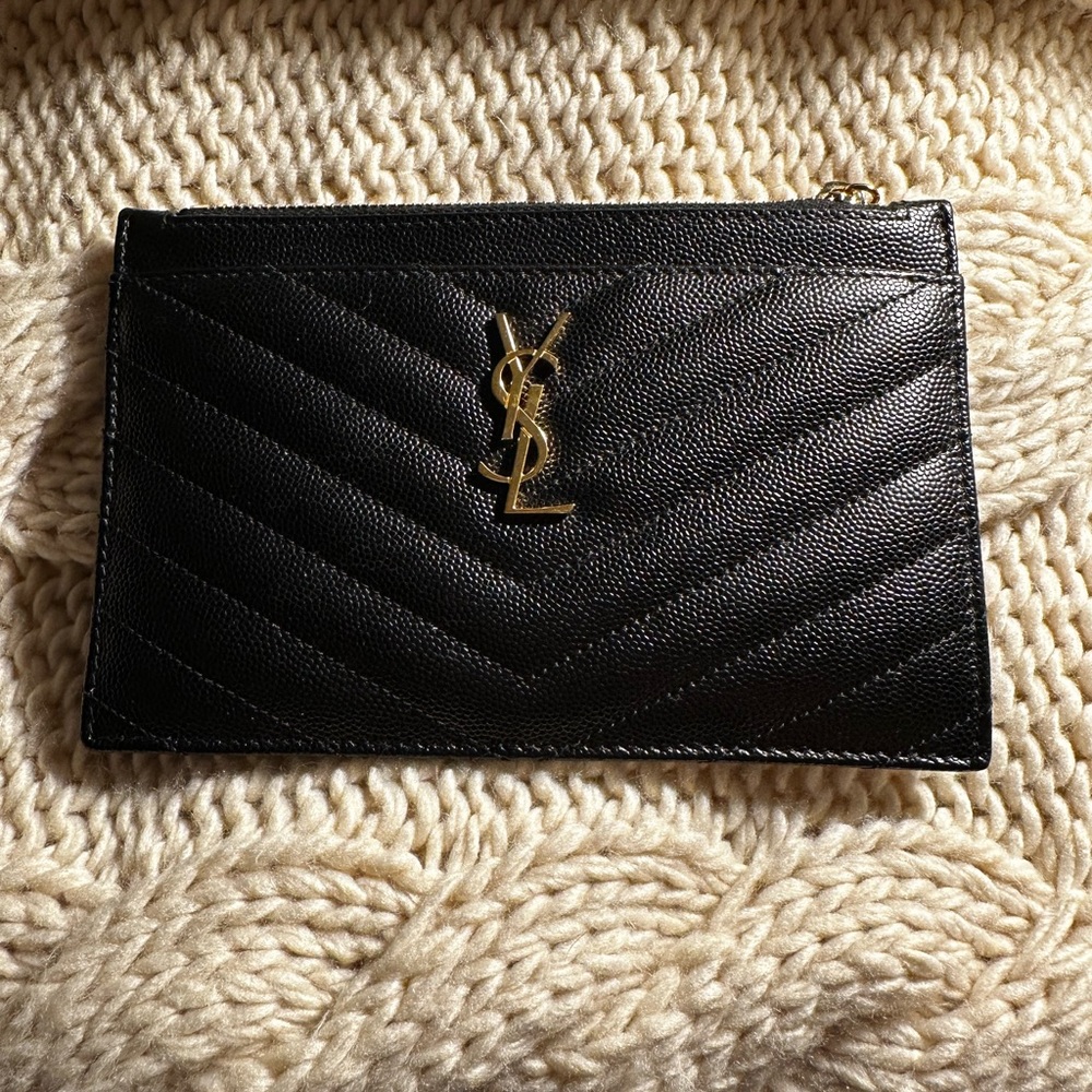 **SOLD**YSL SMALL BILL POUCH